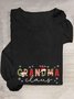 Christmas Grandma Casual Long Sleeve Shirt