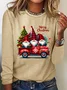 Merry Christmas Casual Long Sleeve Shirt