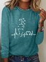 Cat Heartbeat Casual Long Sleeve Shirt