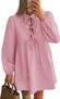 Loose Plain Casual Dress With No
