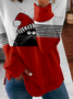 Casual Zipper Loose Sweatshirt
