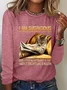 I Am Suspicious When A Person Doesn't Like Cats But, I Totally Trust A Cat When It Doesn't Like A Person Casual Long Sleeve Shirt