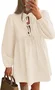 Loose Plain Casual Dress With No