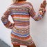 Loose Striped Casual Sweater