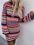 Loose Striped Casual Sweater