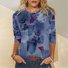 Geometric Casual Jersey T-Shirt