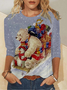 Loose Casual Ethnic T-Shirt