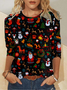 Loose Casual Ethnic T-Shirt