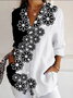 Casual Geometric Loose Shirt
