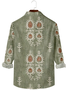 Shawl Collar Casual Loose Shirt