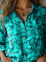 Shawl Collar Casual Shirt