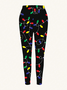 Women's Skinny Printed Pantyhose