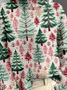 Mock Neck Casual Christmas Loose Sweatshirt