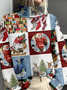 Casual Christmas Snowman Sweatshirt