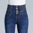 Plain Casual Regular Fit Jeans