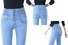 Plain Casual Regular Fit Jeans