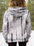 Vintage Regular Fit Hoodie 3D Printing Padded Jacket