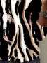 Leopard Print Long Sleeve V-Neck T-shirt