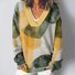 Casual Random Print Loose Sweatshirt