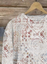 Ethnic Casual Loose Crew Neck Sweatshirt