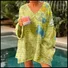 V Neck Vintage 3D Printing Loose Sweater