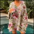 3D Printing Vintage Loose V Neck Sweater