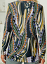Casual Long Sleeve Round Neck T-Shirt