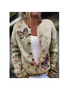 Butterfly Crew Neck Casual Cardigan