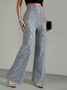 Regular Fit Casual 3D Printing Pants