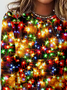 Loose Jersey Crew Neck Casual T-Shirt