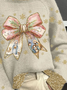 Casual Butterfly Sweatshirt
