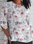 Casual 3D Printing Loose T-Shirt