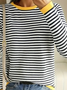 Jersey Crew Neck Casual T-Shirt