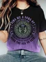 Sing Me A Song Thistle Contrast Gradient T Shirt