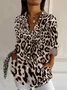 Leopard Print Long Sleeve Shirt