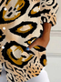 Leopard Print Long Sleeve Shirt