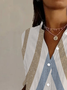 Geometric Print Long Sleeve Shirt