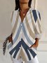 Geometric Print Long Sleeve Shirt