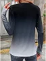 Casual Long Sleeve Round Neck T-Shirt