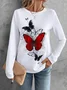 Casual Long Sleeve Round Neck T-Shirt
