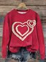 Heart/Cordate Vintage Crew Neck Sweatshirt