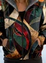 Geometric Loose Casual Jacket