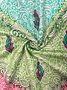 Long Sleeve Casual Paisley Print Crew Neck Tee