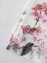 Floral Print Long Sleeve Crew Neck Two Piece Set