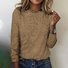 Floral printed long sleeved T-shirt