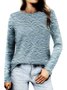 Retro 3D floral pattern long sleeved T-shirt