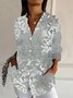 Floral Print Long Sleeve Shirt