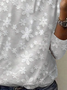 Women's Casual Printed Floral Long Sleeve T-Shirt