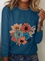 Floral Casual Long Sleeve Shirt