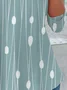 Women's Striped Print Casual Round Neck Tunic T-Shirt